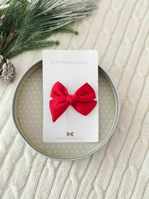 Laço Classic M // Linho Vermelho