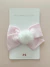 Laço PomPom G // rosa e branco na internet
