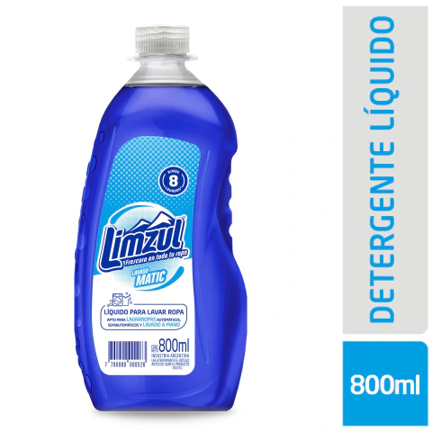 Detergente líquido Limzul Botella 800ml (10719)