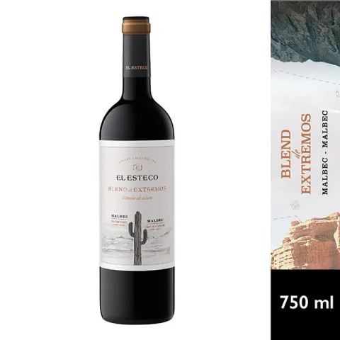 Vino Tinto El Esteco Blend De Extremos Malbec Merlot 750ml (1235)