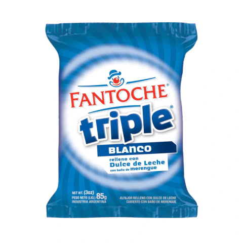 Alfajor Fantoche Triple Leche 85 Gr (12487801)
