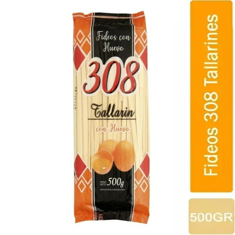 Fideos cinta nido 308 N° 3 al huevo 500 g (12487963)