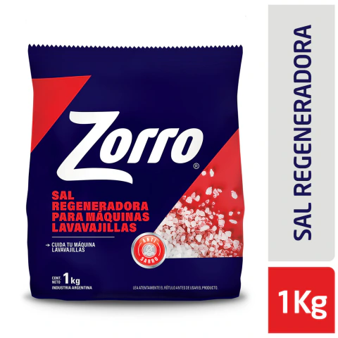 Lavavajillas Zorro Automático Sal 1kg (18335)