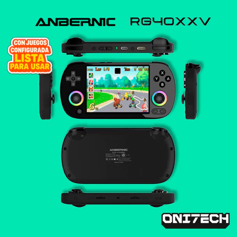 Consola de videojuegos retro portatil Anbernic rg40xxH - comprar online