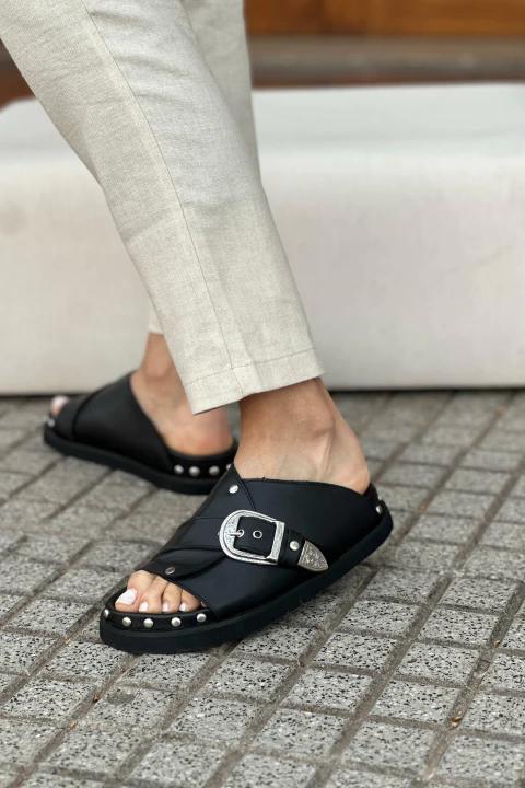 SANDALIA IOWA NEGRO - comprar online