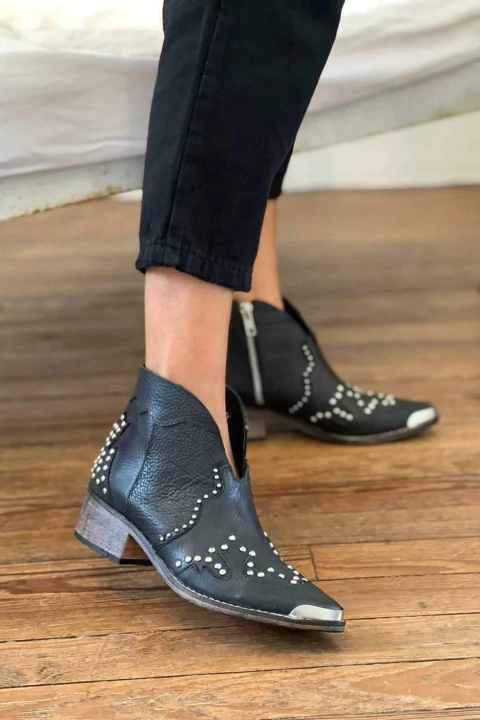 TEXANA ADRI TACHAS NEGRO - comprar online