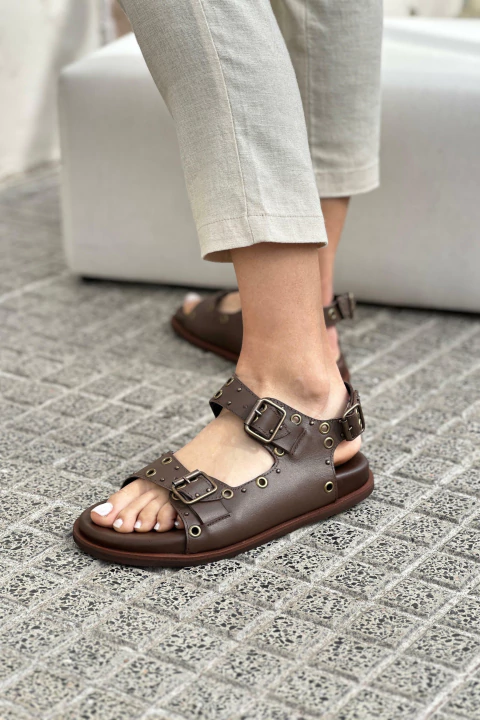 SANDALIA MILU CHOCOLATE