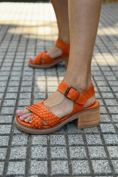 SANDALIA JIME MANDARINA - comprar online