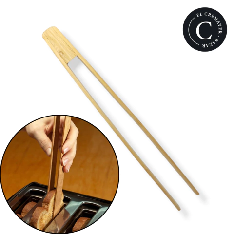 Pinza Bambú para Tostadas