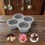 Molde de Cupcake x4 Silicona (Freidora de Aire) - comprar online