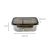 Contenedor hermético de borosilicato con divisiones 1520 ml - comprar online