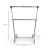Perchero reforzado doble barral 1 mts - comprar online