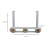 Perchero de puerta triple - comprar online