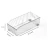 Organizador rayado rectangular 31.5x15x10 cm en internet