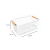 Canasto rectangular de acrilico con bamboo 27x18x12.5 cm en internet