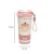 Vaso térmico de doble pico con diseño en rosa 550 ml - comprar online