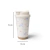 Vaso térmico de doble pico "Moños" 550 ml - comprar online