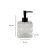 Dispenser de vidrio cuadrado "Burbujas" - comprar online