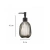 Dispenser de vidrio rayado gris oscuro - comprar online