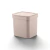 Cesto de basura 4.7 L beige