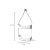 Organizador de ducha plástico doble - comprar online