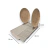 Escurreplatos de metal con paño de silicona gris 39x25x8 cm - comprar online