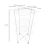 Tender plegable vertical blanco - comprar online