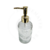Dispenser Vidrio Pico Dorado - comprar online