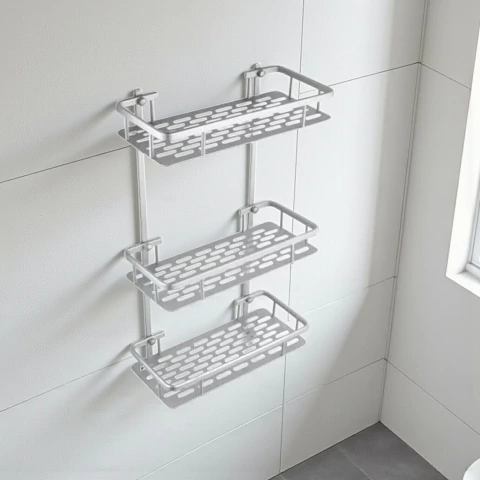 Estante Pared Aluminio x3 - comprar online