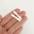 Kit Pulseira Placa Nome Prata