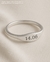 Anel com Data Gravada (Inox)