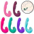 Vibrador de Ponto G e Clitóris com Dedilhar - Batendo no Meio - Pulso de Ar (Recarregável) - forni