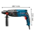 MARTILLO ROTOPERCUTOR BOSCH SDS-PLUS 800W GBH 2-24 D # 06112A00H0 - Miguel Angel Papa