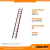 Escalera Extensible Dieléctrica Lusqtoff LE212DIE con 24 Escalones en internet