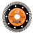 Disco Diamantado Turbo Fino 115 mm LUSQTOFF DDT115P-9 - comprar online