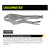 PINZA PRESION MORD.CURVA CROSS.10" en internet