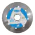 DISCO DIAMANTADO PREMIUM TURBO PORCELANATO 4.5" 115X22.2 (BANDA DIAM. 7 MM.)