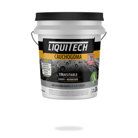 CauchoGoma Impermeabilizante de Alto Espesor Liquitech 20kg Gris
