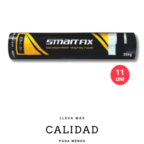 Membrana Asfáltica Aluminio SmartFix 35kg x 11unidades - comprar online