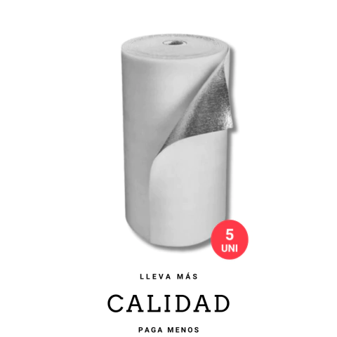 Aislante Térmico Frio/Calor Aluminio 20m 1cm Espesor - comprar online