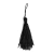 Pingente Tassel 7cm - Preto - 5 unid. - comprar online