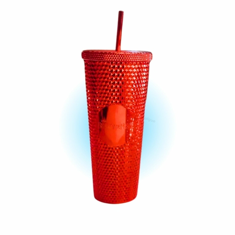 Copo Branca de Neve Metálico Vermelho 900ml - Cinépolis 