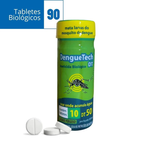 Larvicida Biológico 90 Tablets Mata Larva da Dengue - Denguetech