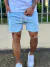 Shorts Sarja Masculino Básica Azul Claro
