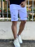 Bermuda Sarja Masculina Branca Destroyed Classic na internet