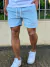 Shorts Sarja Masculino Básica Azul Claro - comprar online