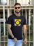 Camiseta Slim Masculina Preta Good Vibes
