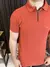 Gola Polo em Tricô Vermelha - comprar online