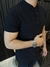 Henley Texturizada - Preta - Vision Moda Masculina