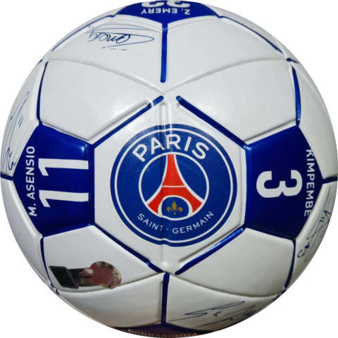Bola de Futebol PSG Azul Branca - Assinaturas - comprar online